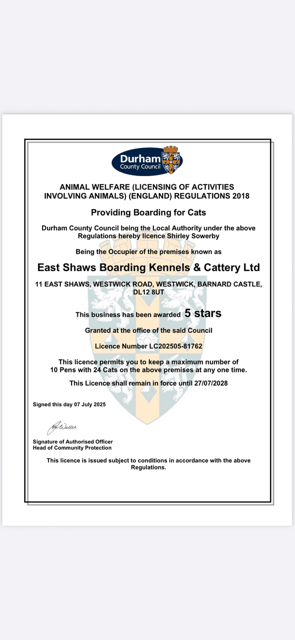 East-Shaw-Boarding-Kennels-2025-Licence East-Shaw-Boarding-Kennels-2025-Licence